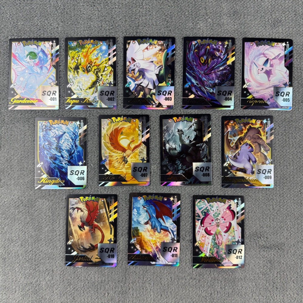 Chinese Mengka 2.0 Pokemon SQR Complete Set 12 Cards